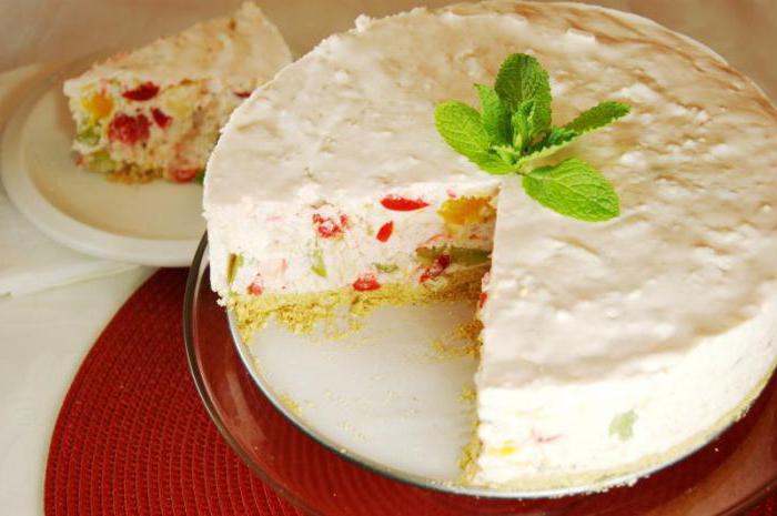 Kakku gelatiinilla ilman leivontaan: parhaat reseptit, ruoanlaitto vaihtoehtoja ja arvosteluja