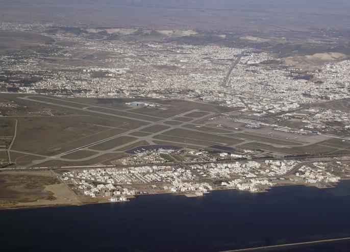 Tunisiassa sijaitsevat tärkeimmät lentokentät: kuvaus