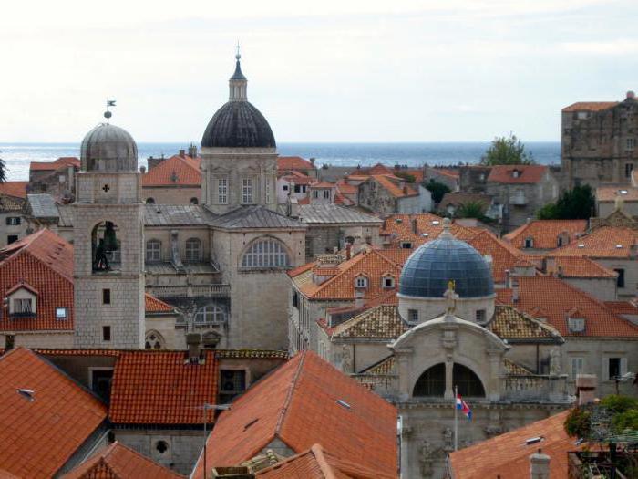 Pyhän Neitsyt Maria-Assumption katedraali. Dubrovnik, Kroatia